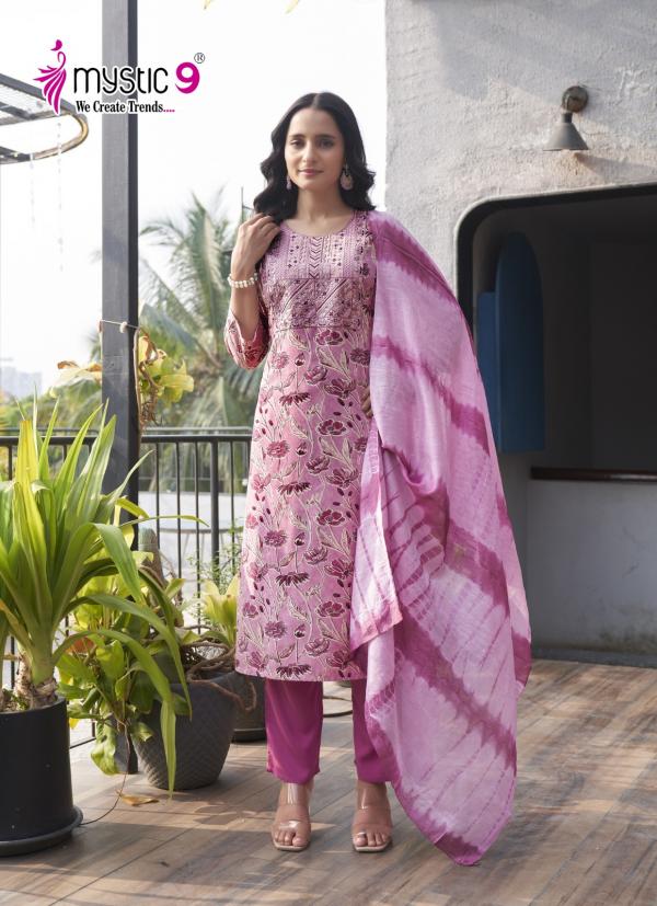 Mystic9 Sabri Vol-4 – Kurti Pant With Dupatta